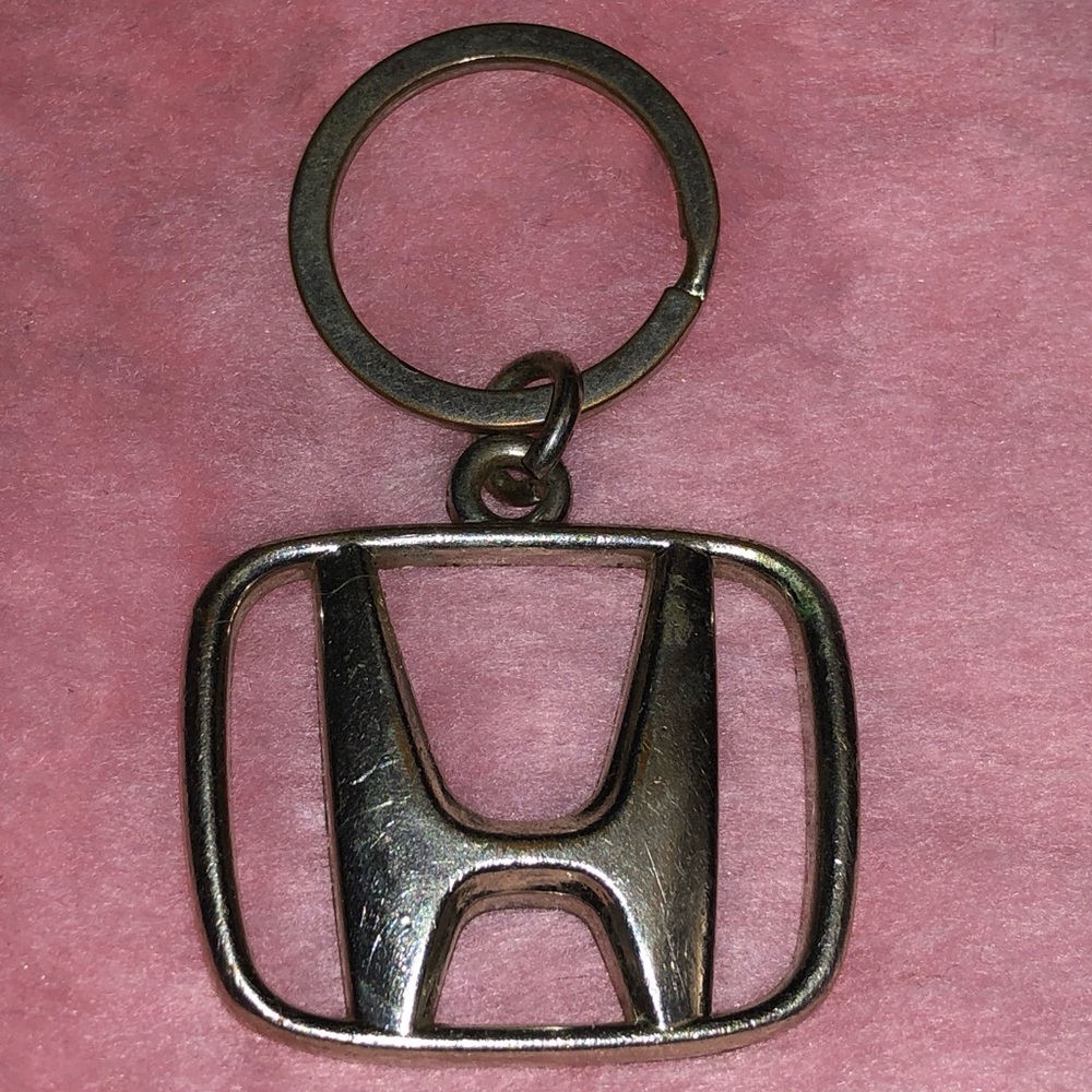 ❤️ Metal Honda logo keychain key chain Fob